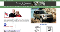 Desktop Screenshot of britishcarspecialists.com